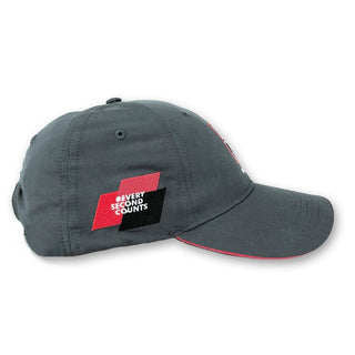 Baseball Cap, JAC.L063, Seitenansicht mit #EverySecondCounts Logo