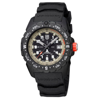 Bear Grylls Survival, 43 mm, Taucheruhr, XB.3731, Seitenansicht mit Krone und Armband