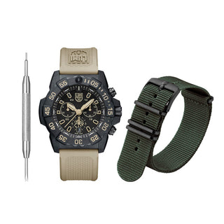 Navy Seal Foundation Chronograph - 3590.NSF.SET 	, Set with additional strap and strap changing tool